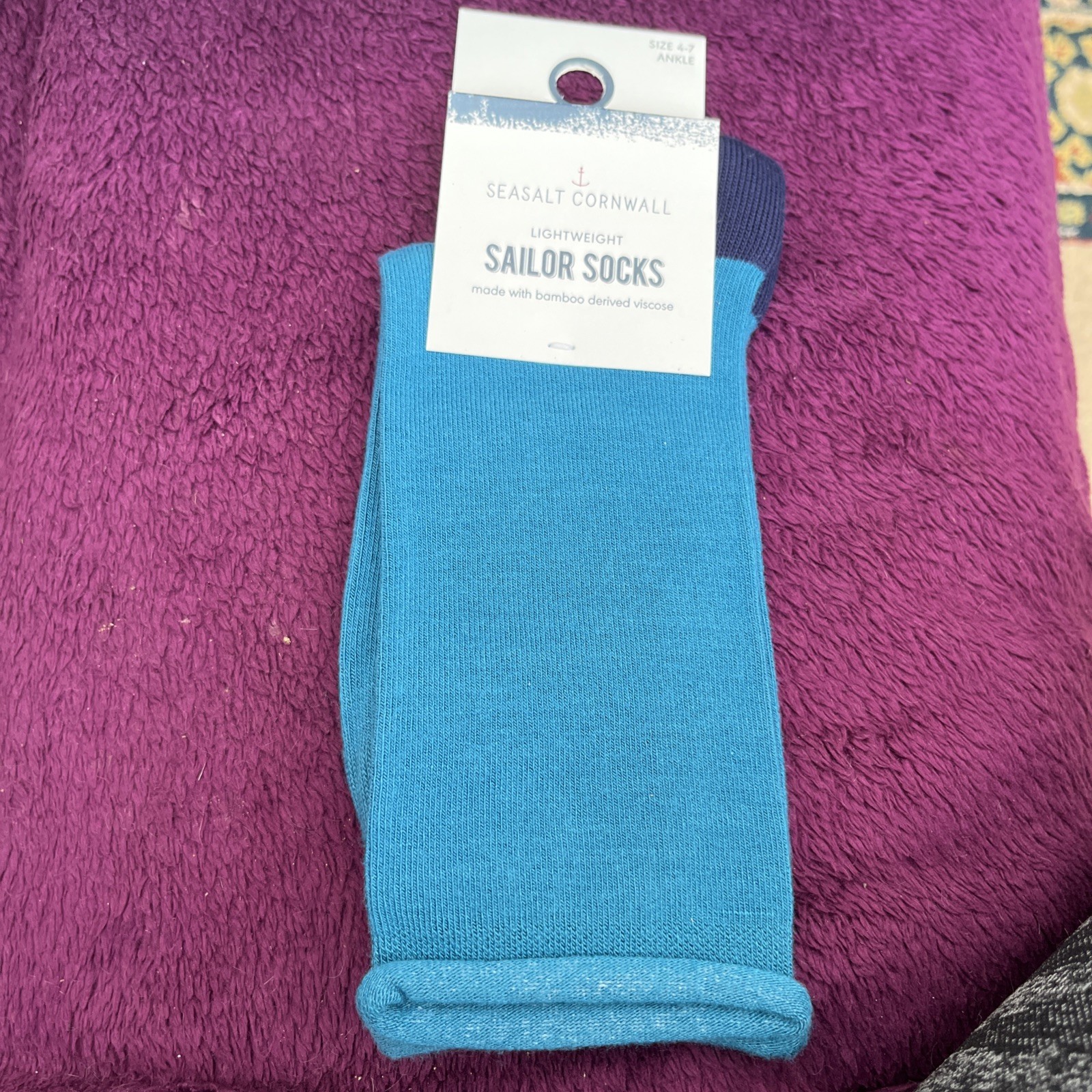 BNWT SEASALT SAILOR ANKLE SOCKS SIZE 4-7