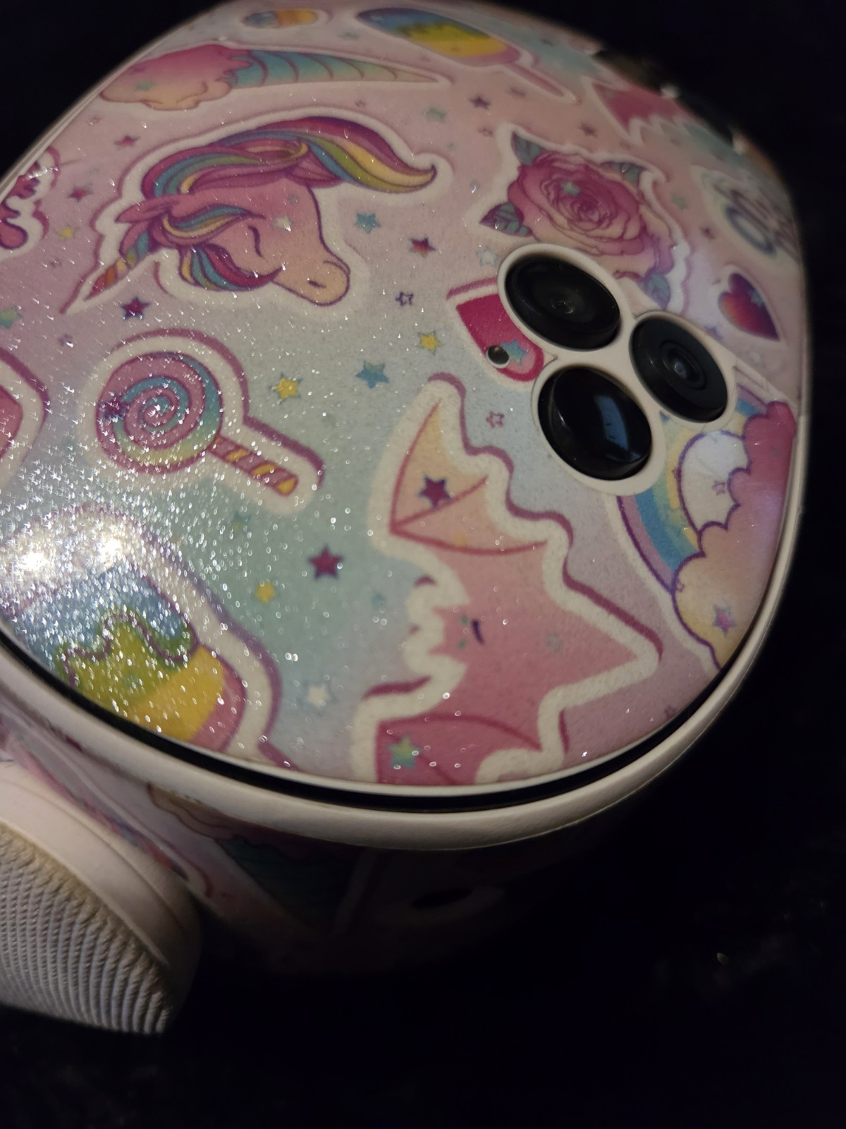 Meta Quest 3S 128GB VR Headset with Controllers GLITTER PASTEL GOTH EDITION
