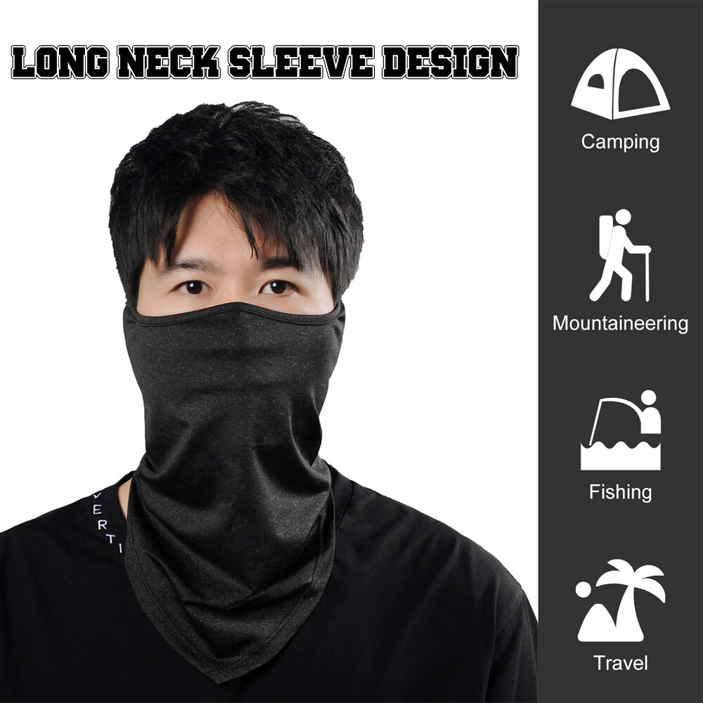 Neck Gaiter Bandana Face Mask Cooler UV Sun Protection Cooling Gator Head Shield