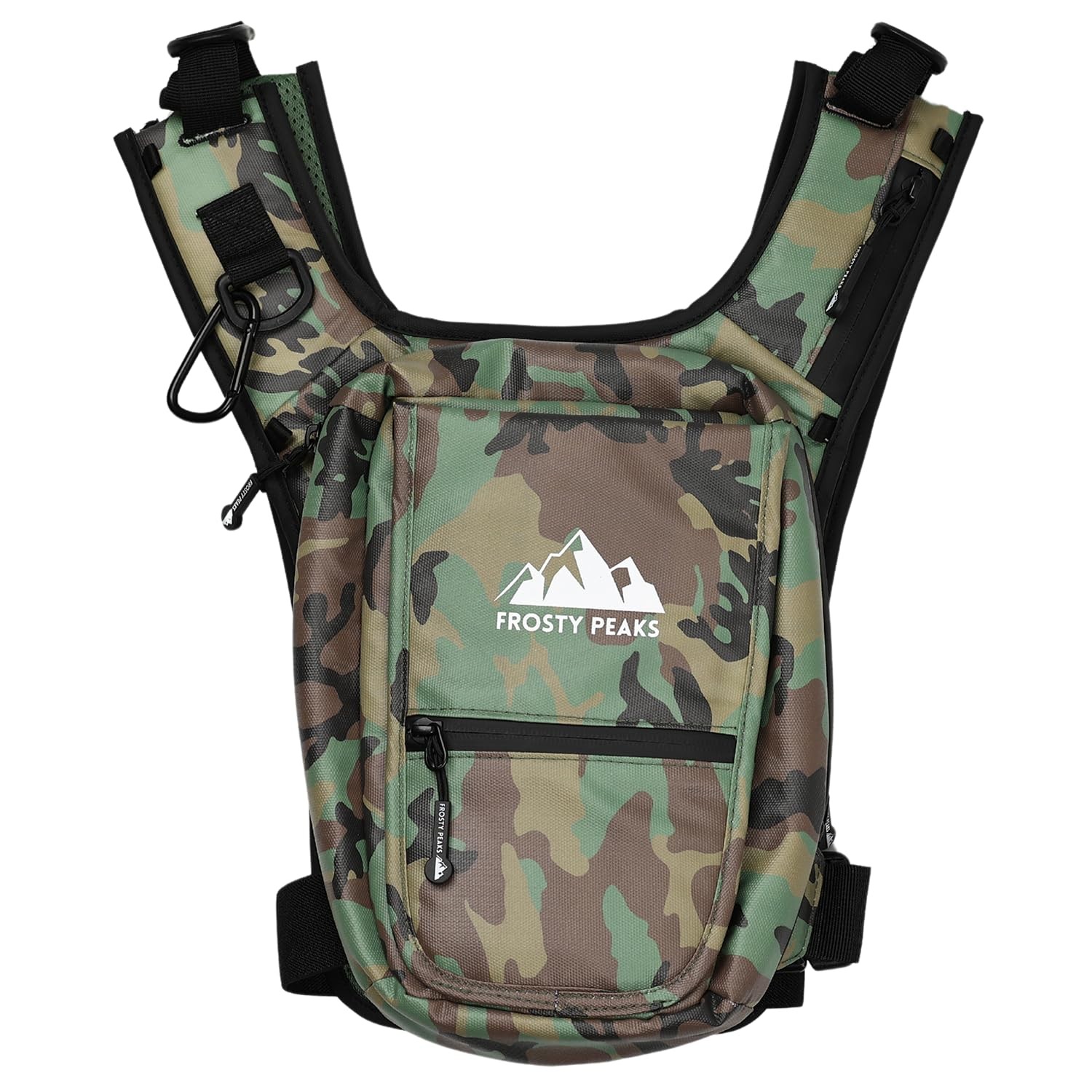 Minimalist Chest Pack for Hiking Skiing Running Travel Adjustable Vest Bag