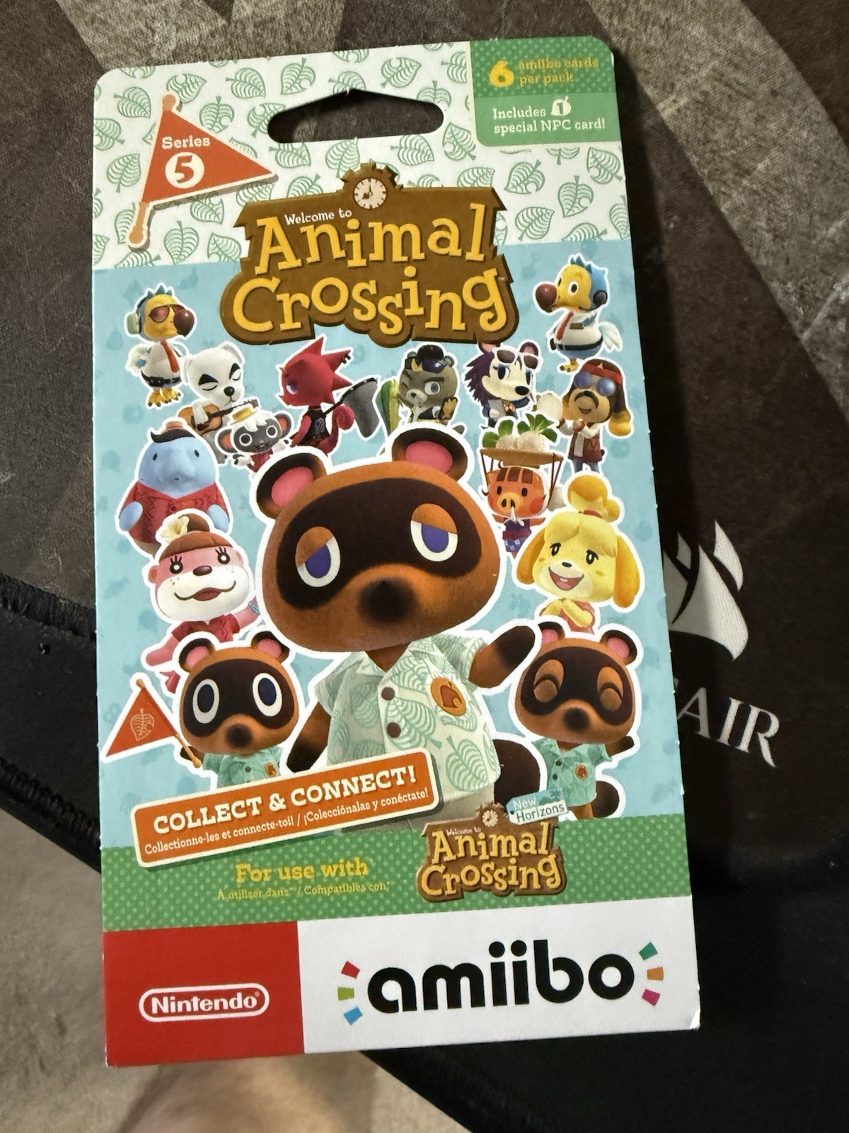 Nintendo Animal Crossing Series 5 amiibo Cards - 6 Pack