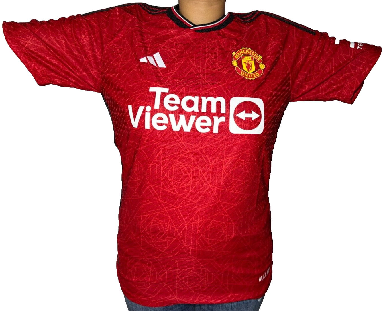 Mans Size S United Home Extra Slim Fit 2024 Man Red Devils Player Version