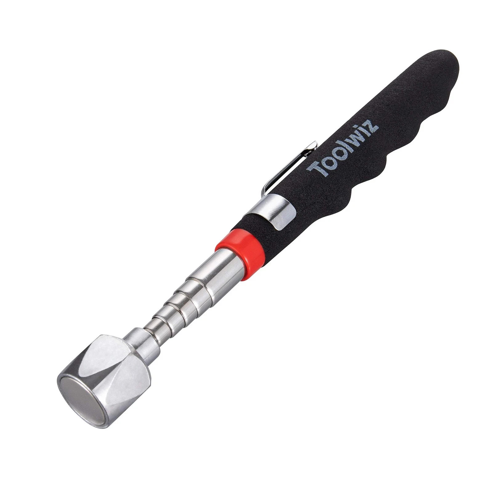 Toolwiz Telescopic Magnetic Pick up Tool (16LB), 16LB no LED light, Black