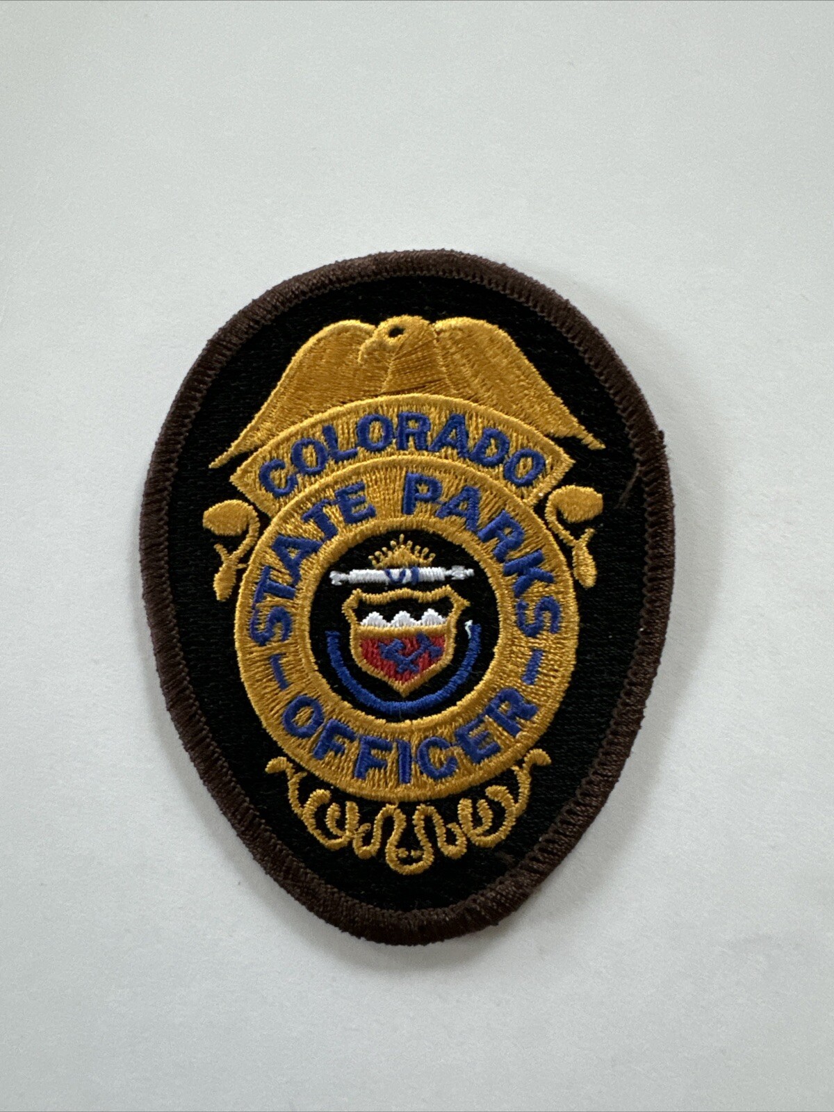 COLORADO State park officer Police  Patch