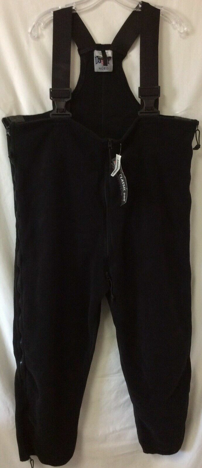 POLARTEC CLASSIC 200 FLEECE BIB, COLD WEATHER, BLACK, LARGE-LONG, NWT
