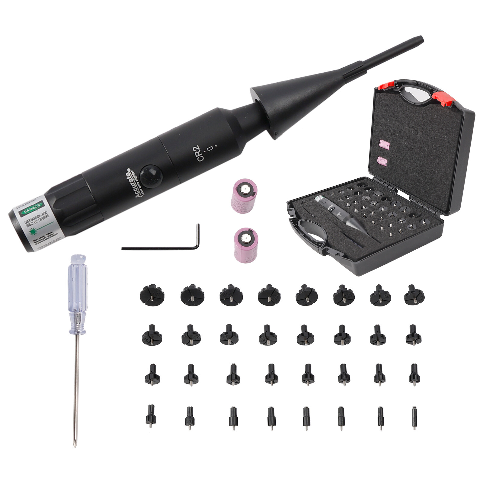 Professional Laser Bore Sight Kit Multiple Caliber Upgraded Bore Sighter US