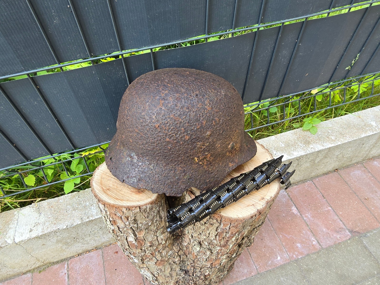 WW2 Accessories from the German bunker rare relic.