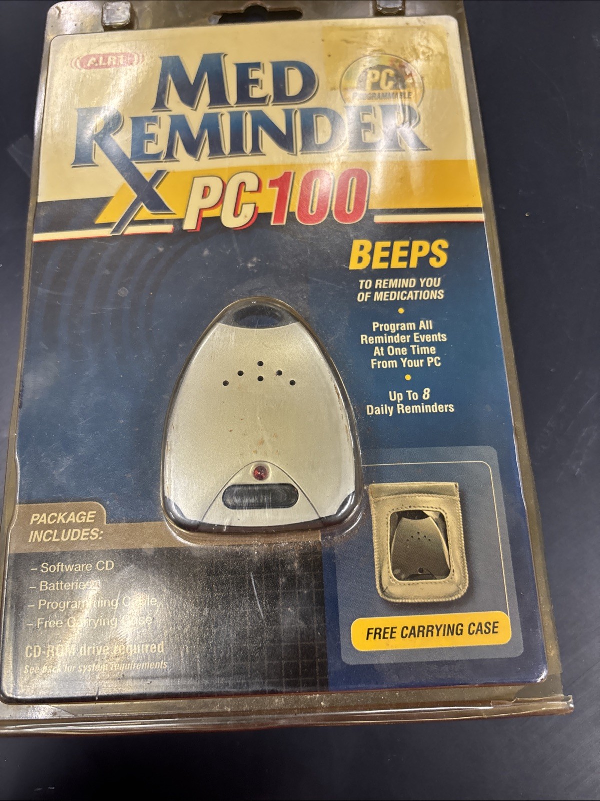 ALRT Med Reminder Medication Alarm with Carrying Case