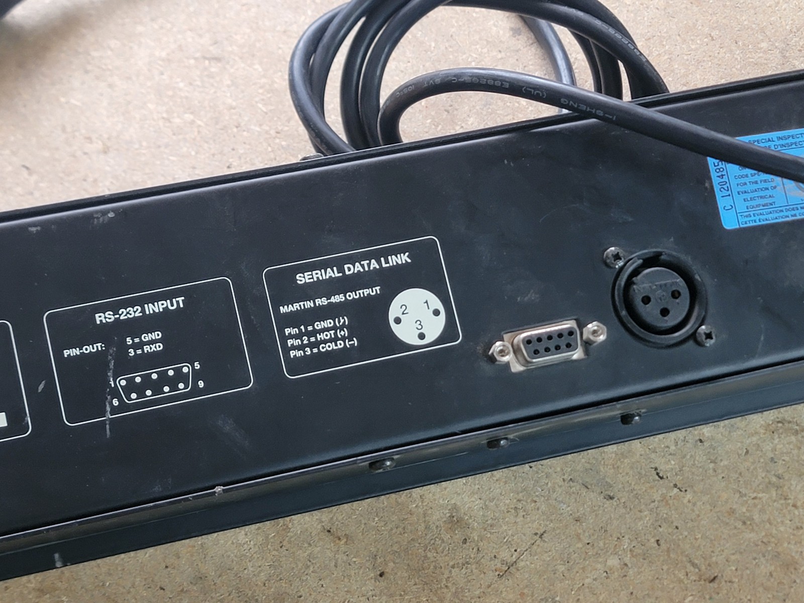 Martin 2510 32 Ch. Lighting Playback-Sequence Controller RS-485 - Powers on