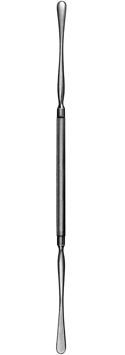 Hajek-Ballenger Elevator, 7.5", Double Ended, Semi-Sharp Blunt, 7 mm wide ends