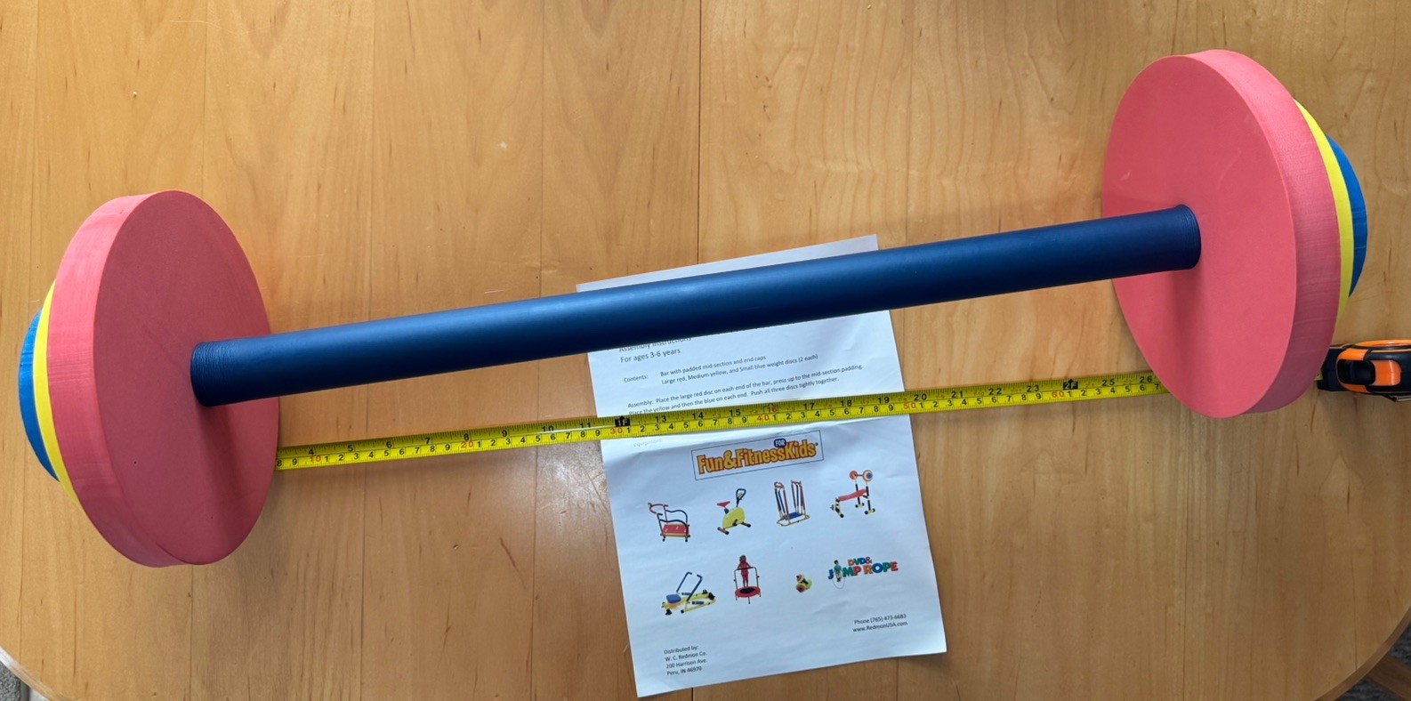 Redmon for Kids Kids Barbell Weight Set - Foam
