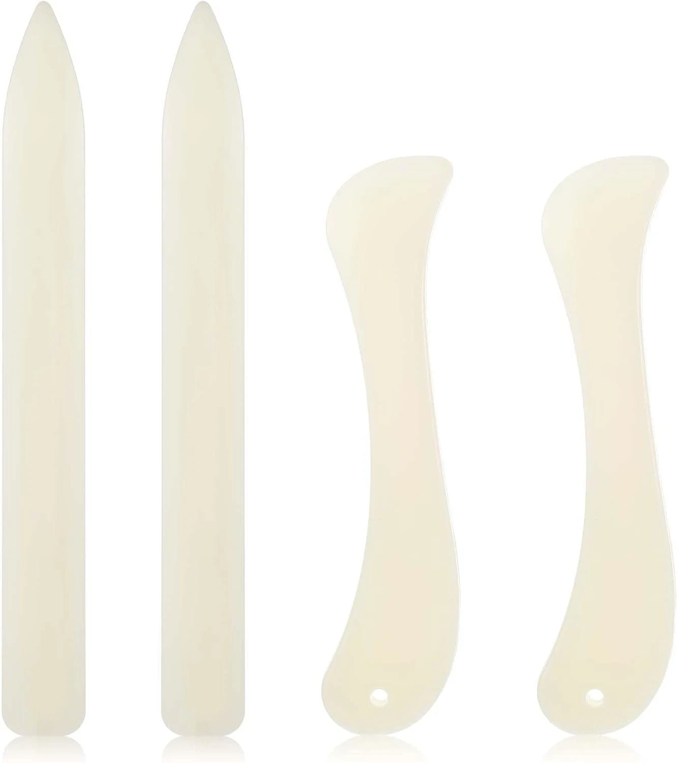4-Pcs Bone Folder Paper Creaser Set, Folding Scoring Burnishing Crafting Scoring