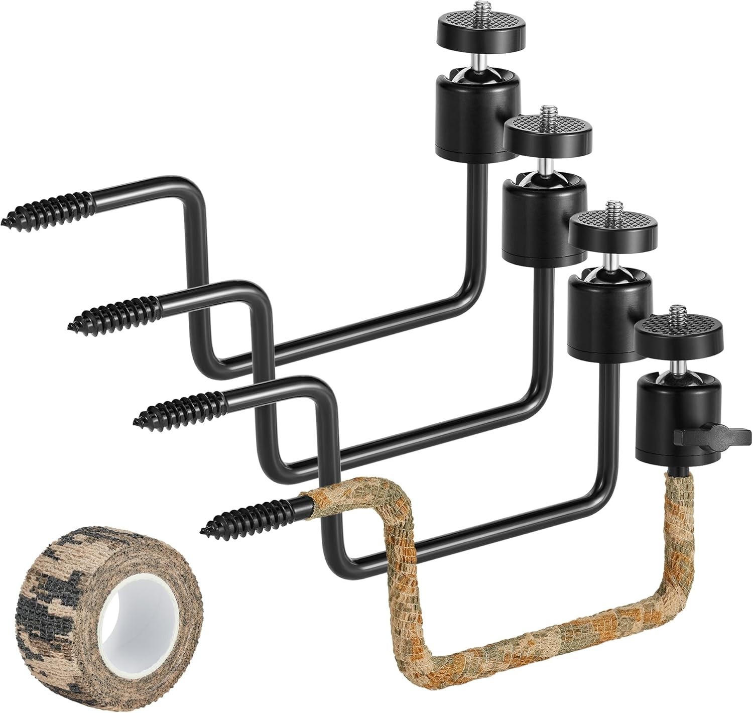 ALTIN Trail Camera Tree Mount, 4 Pack Tracking Bracket, 1/4" x 20...
