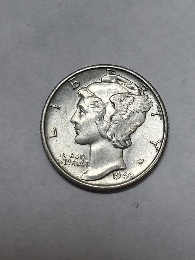 1940 S Mercury Dime