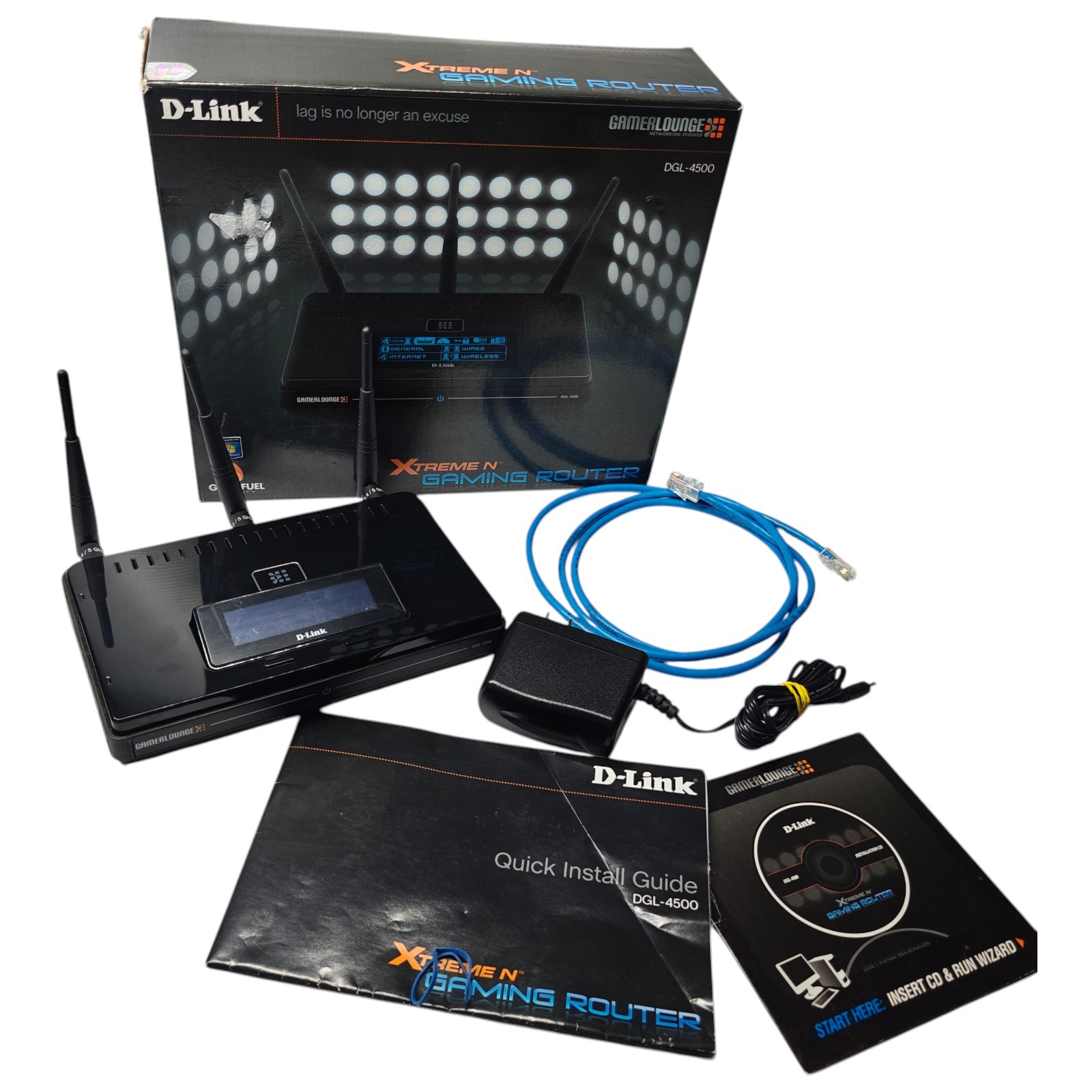 D-Link GamerLounge DGL-4500 4-Port 10/100 WIFI Gaming Router
