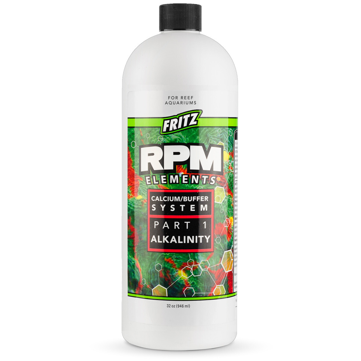 Fritz RPM Elements Part 1 Alkalinity 32oz Reef Aquarium Calcium Buffer System