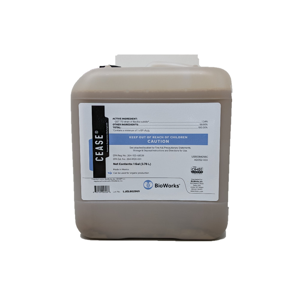 Cease Fungicide Bactericide - 128 fl oz Jug by Bioworks