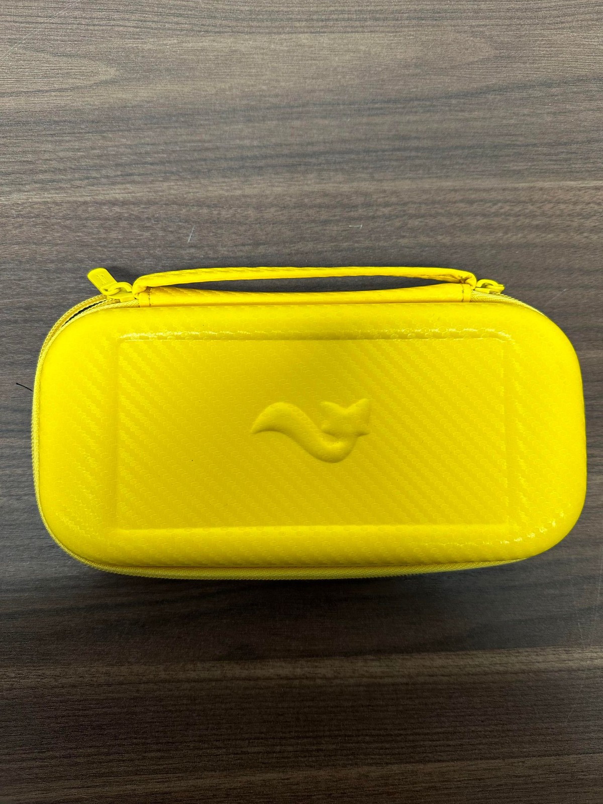 Yellow Semi Rigid Plastic Case For Nintendo Switch Lite Very Good 5E