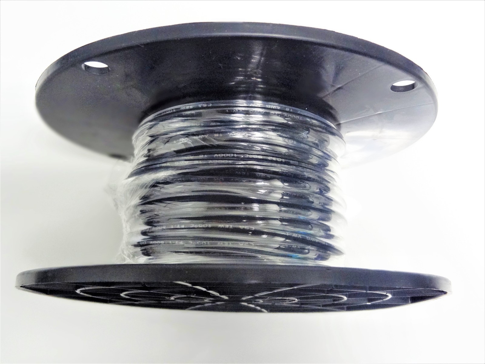 14 GAUGE WIRE  BLACK 100' FT PRIMARY AWG STRANDED COPPER POWER REMOTE MTW