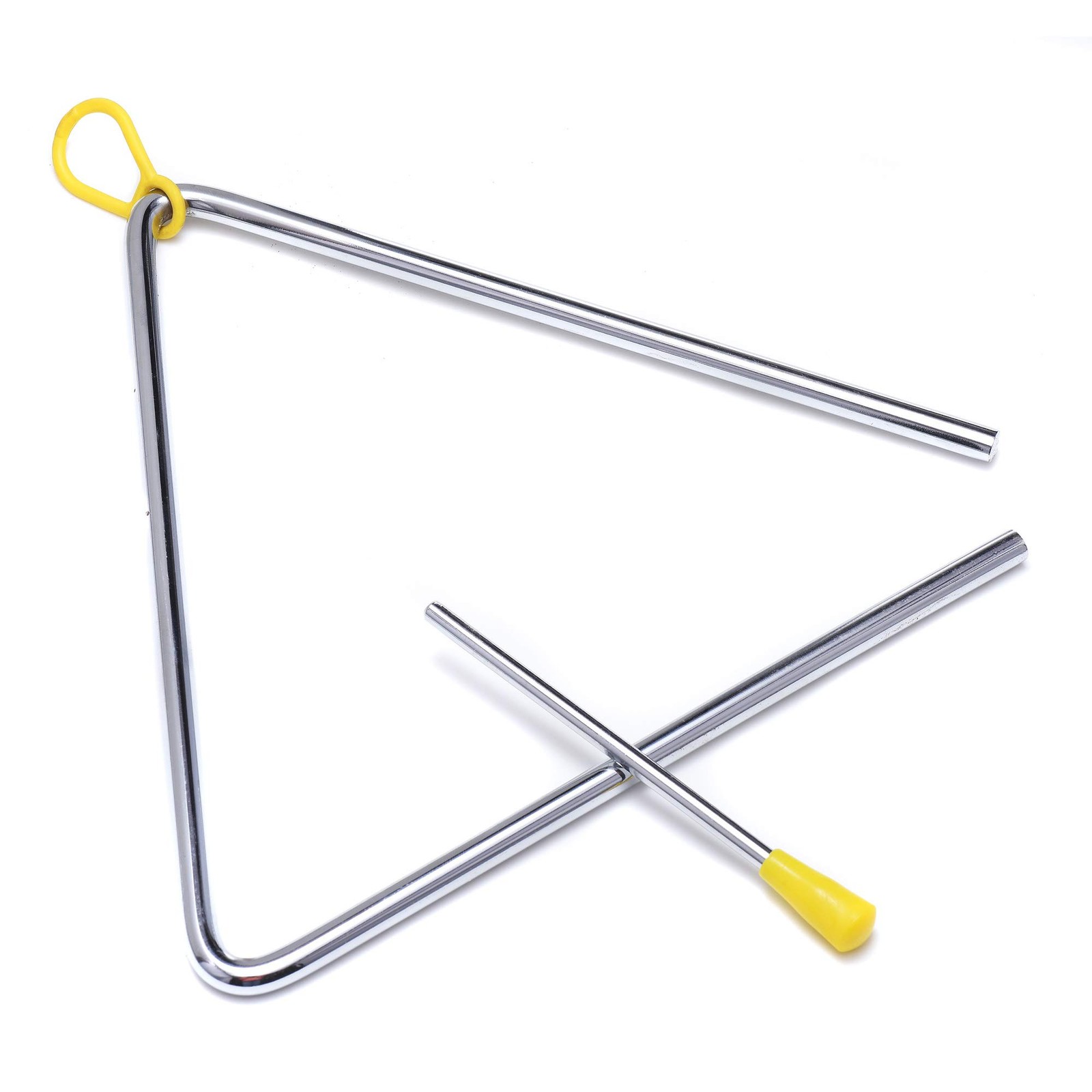 Musical Steel Triangle 10 Inch with Striker Percussion Instrument