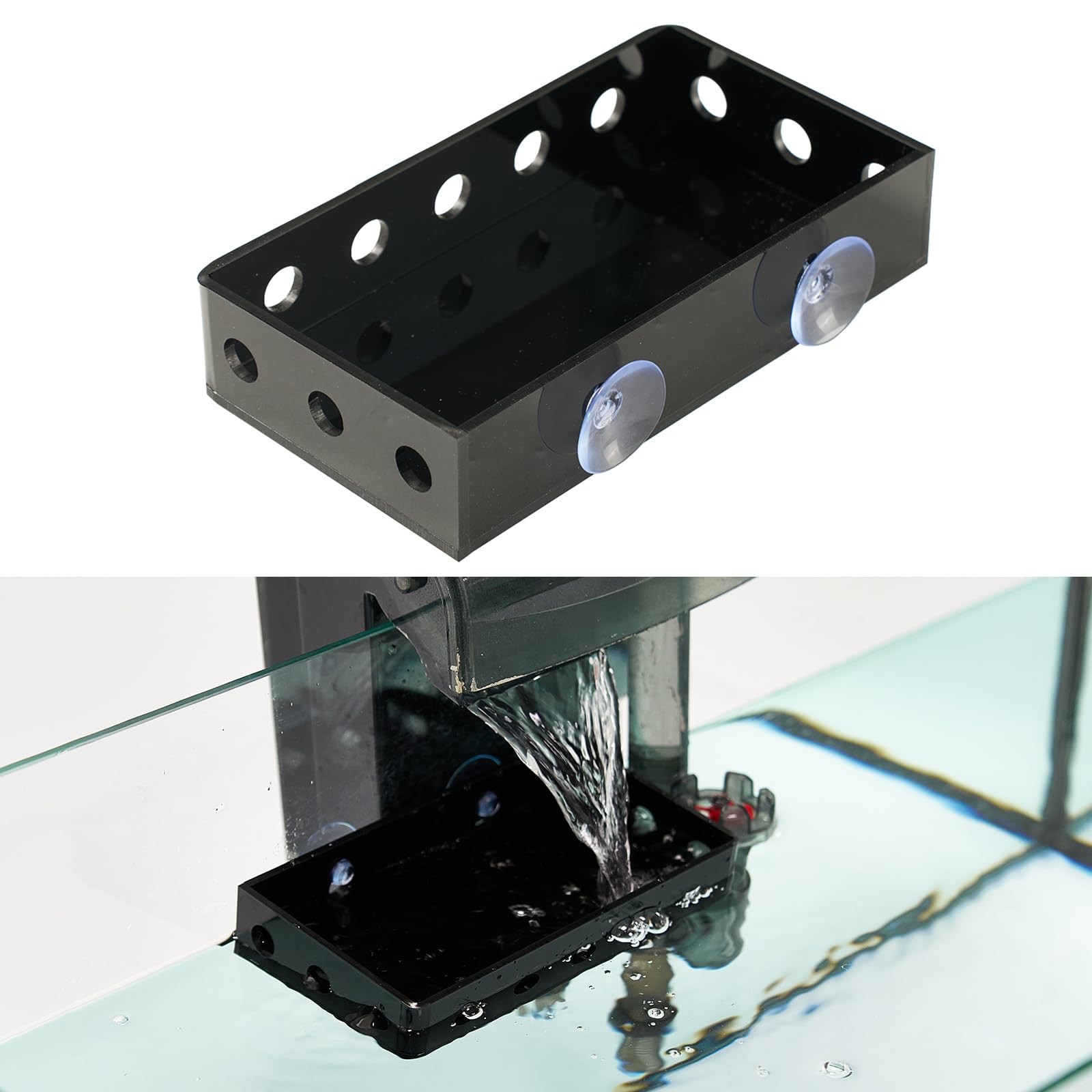 Aquarium Filter Baffle Suction Cup ABS Fish Tank Flow Controller Betta