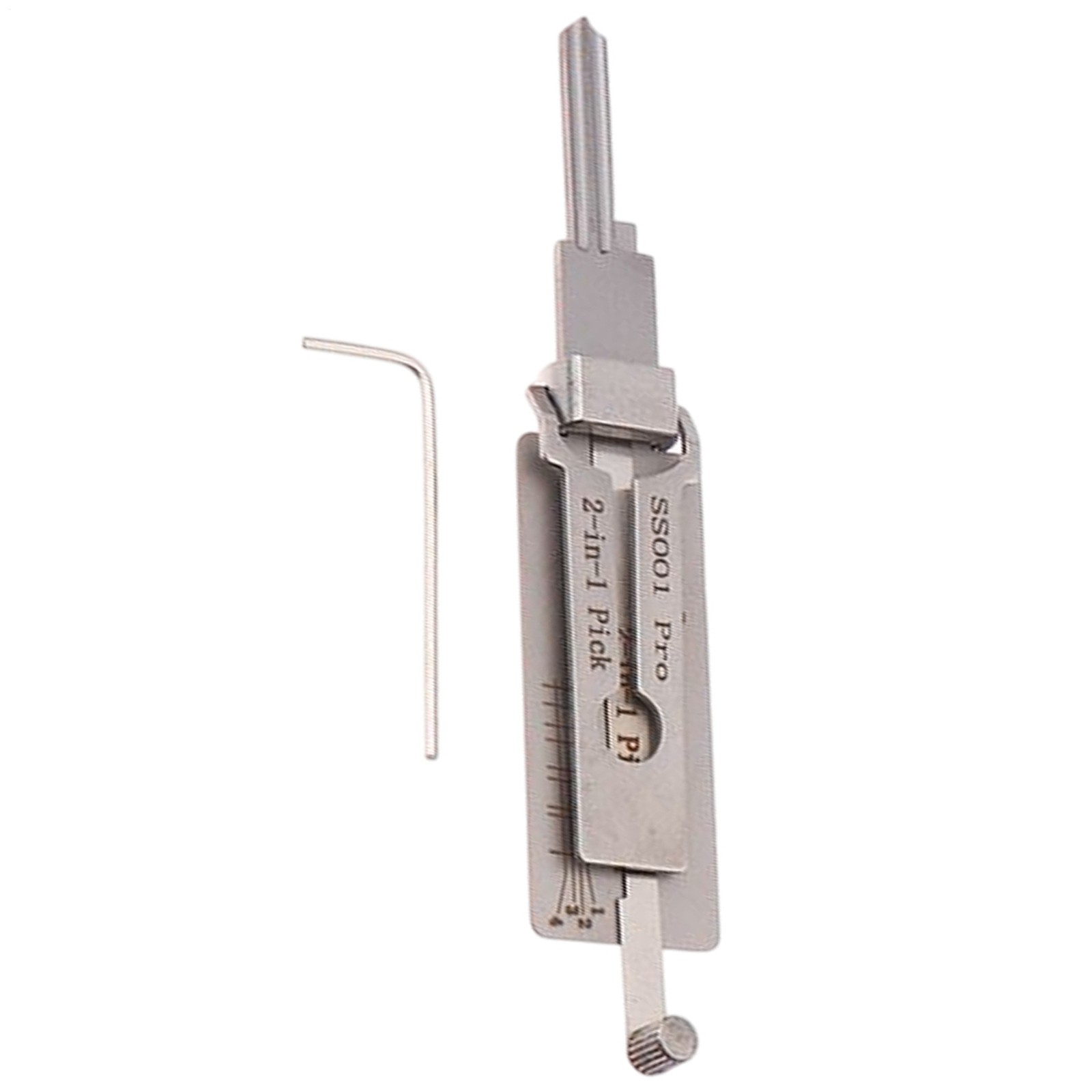 Key Decoder 2 In 1 Portable Lock Picking Set Hook And Pickup Tool Kit Ergonomic