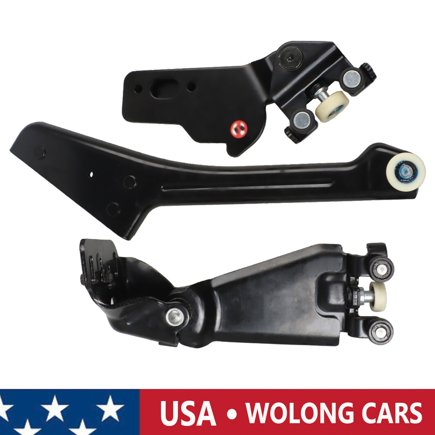Set of 3 RightSliding Door Roller Bottom Middle Upper for Ford Transit Connect