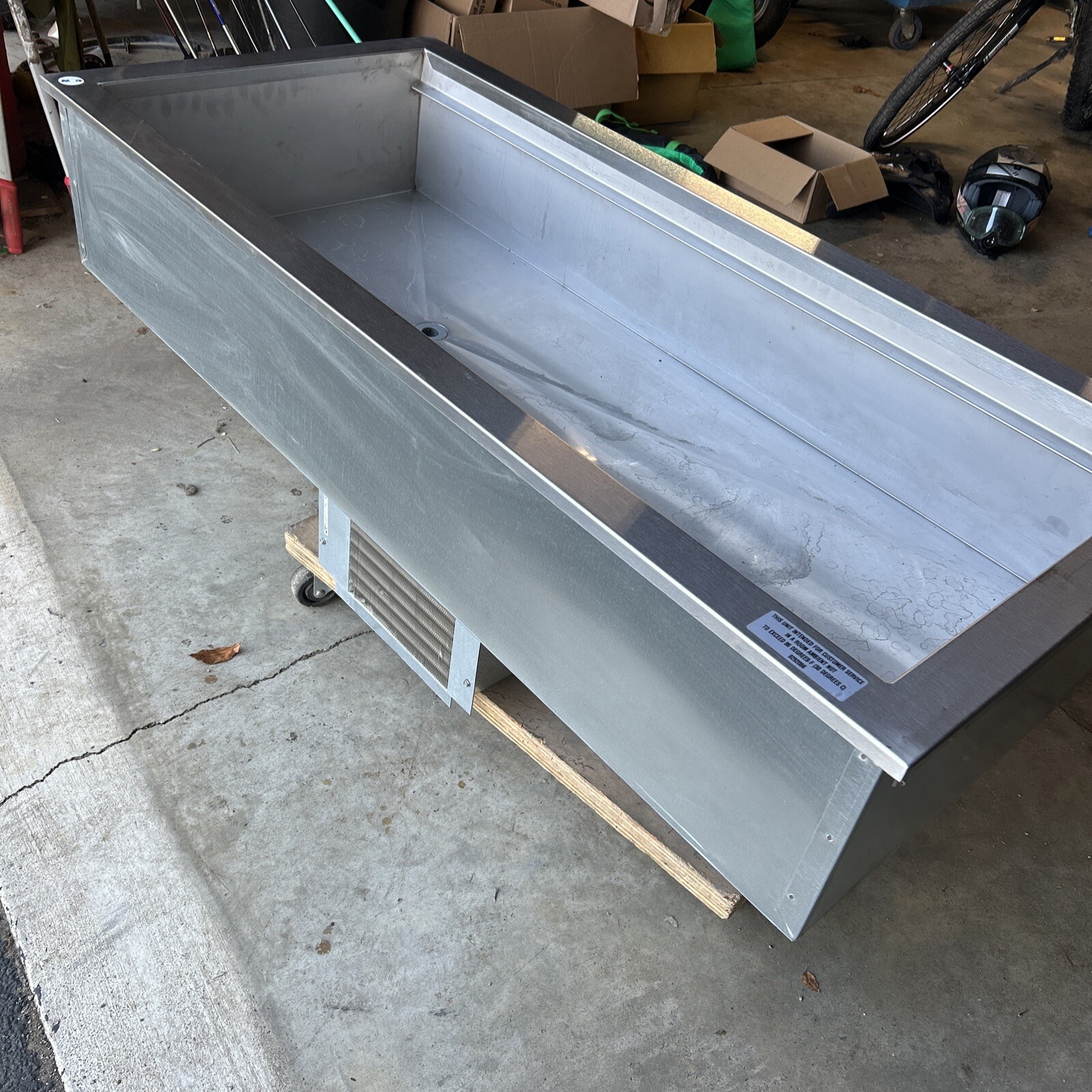 Delfield Manitowoc Model N8156b . 56” 4 Pan Drop In Mechanically Cooled Pan.115v