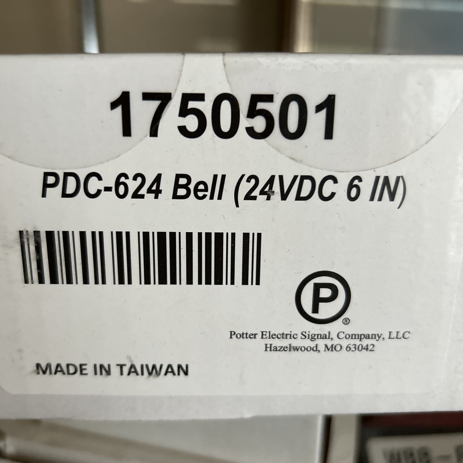 POTTER PDC-624 Bell
