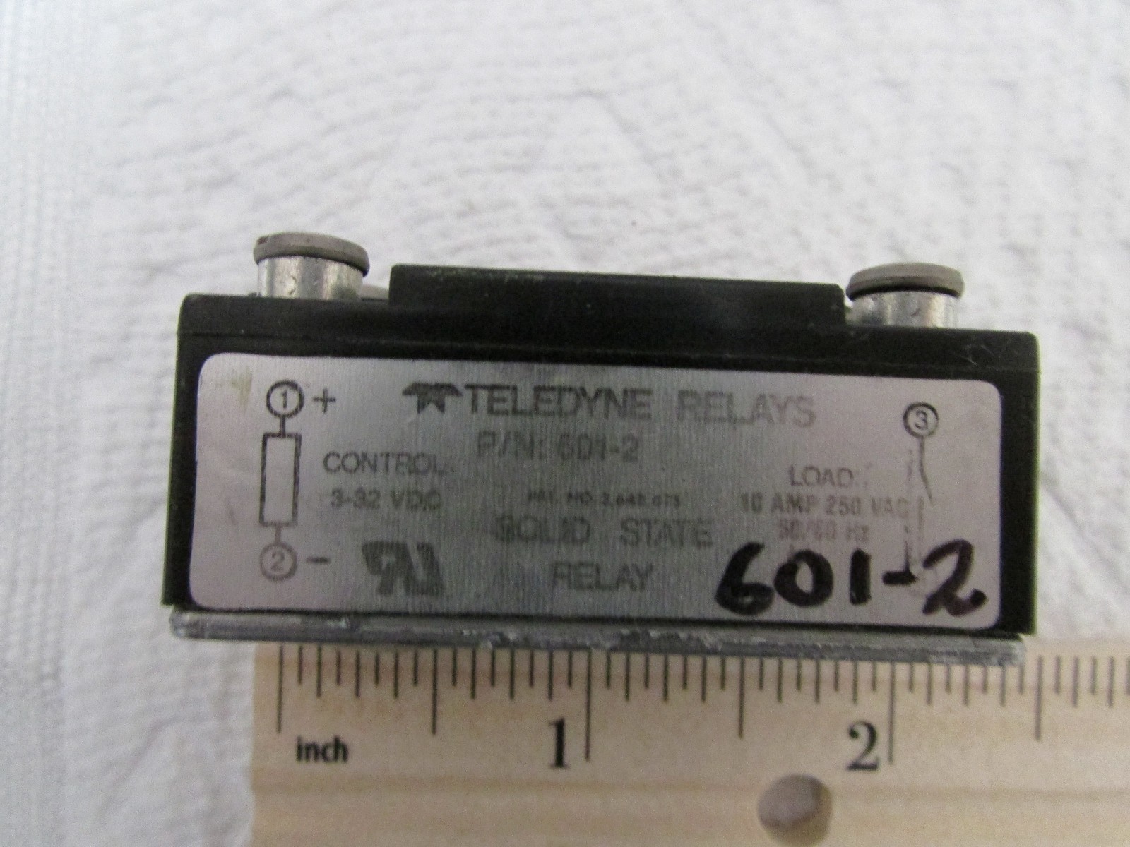 Teledyne SSP 601-2 Solid State Relay 3-32VDC 10A