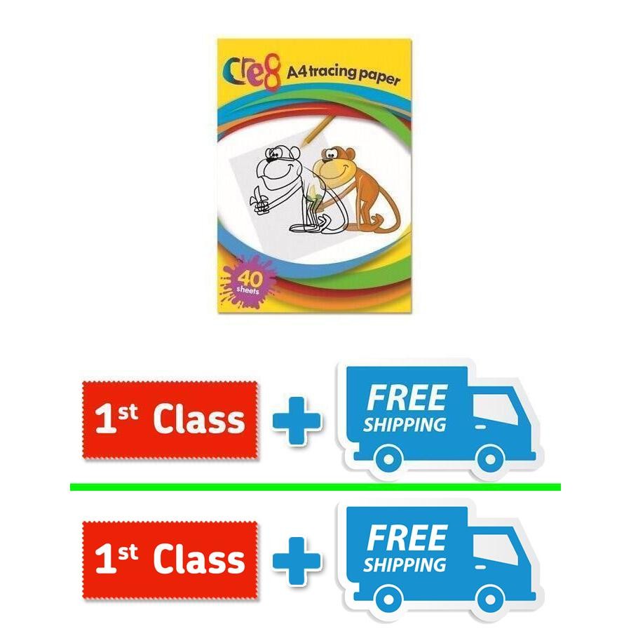 Cre8 A4 Tracing Paper Pad 40shts