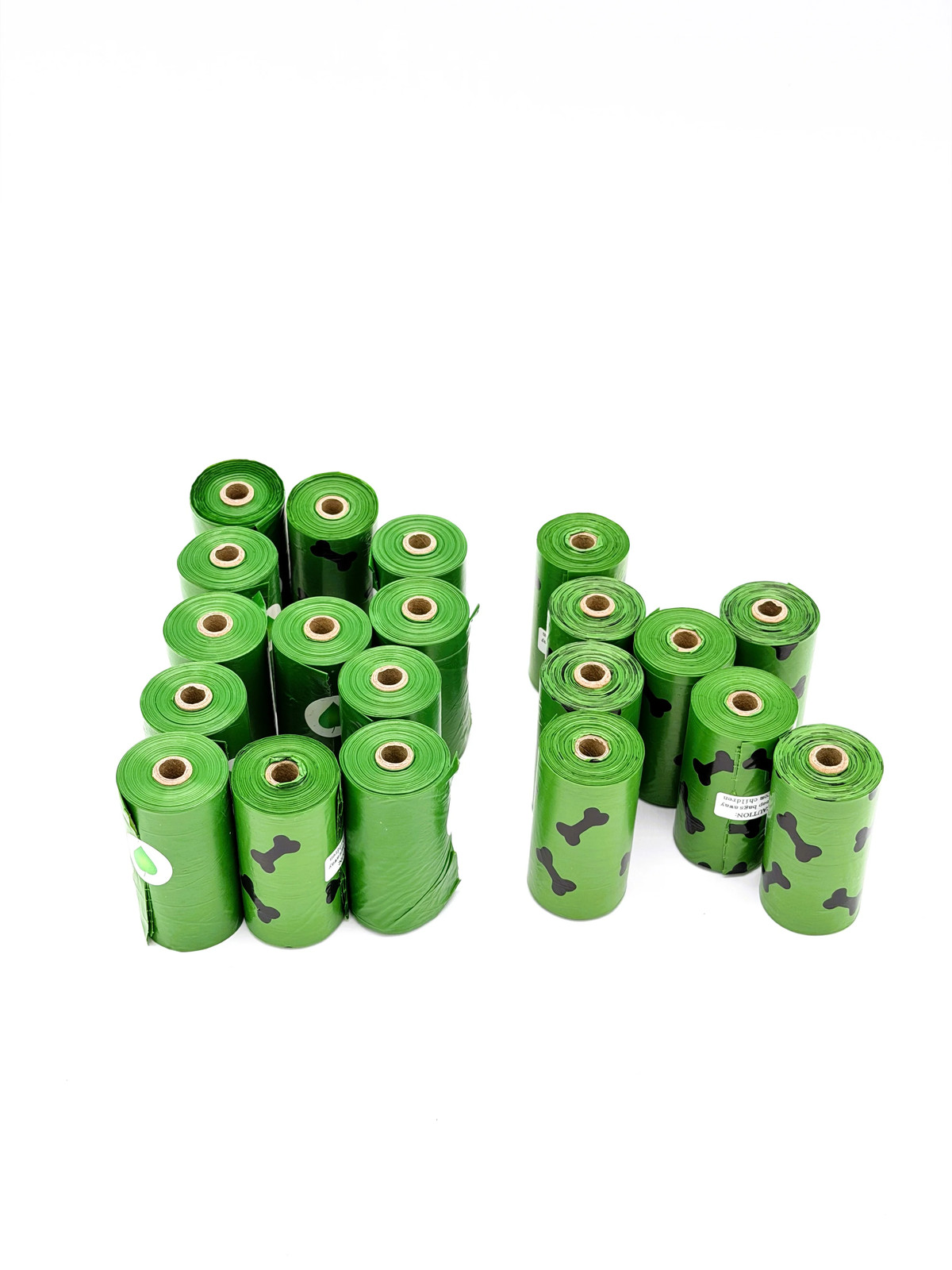 300 Count Plant Based Biodegradable Dog Poop Bags Refill Rolls Unscented Green