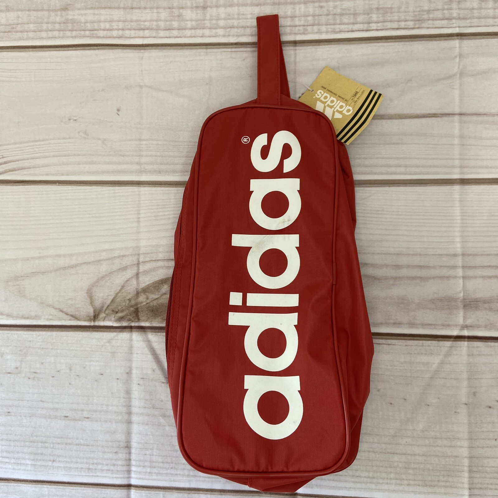 Adidas Red Zip Up Bag 14”