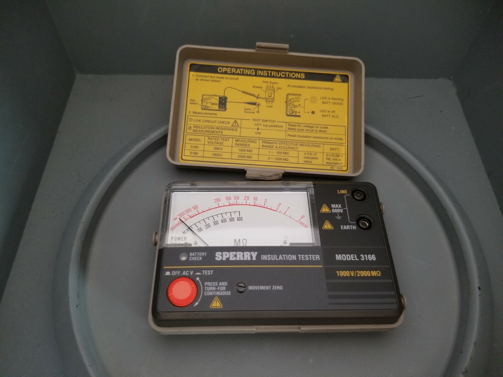 Sperry Insulation Tester, 3166
