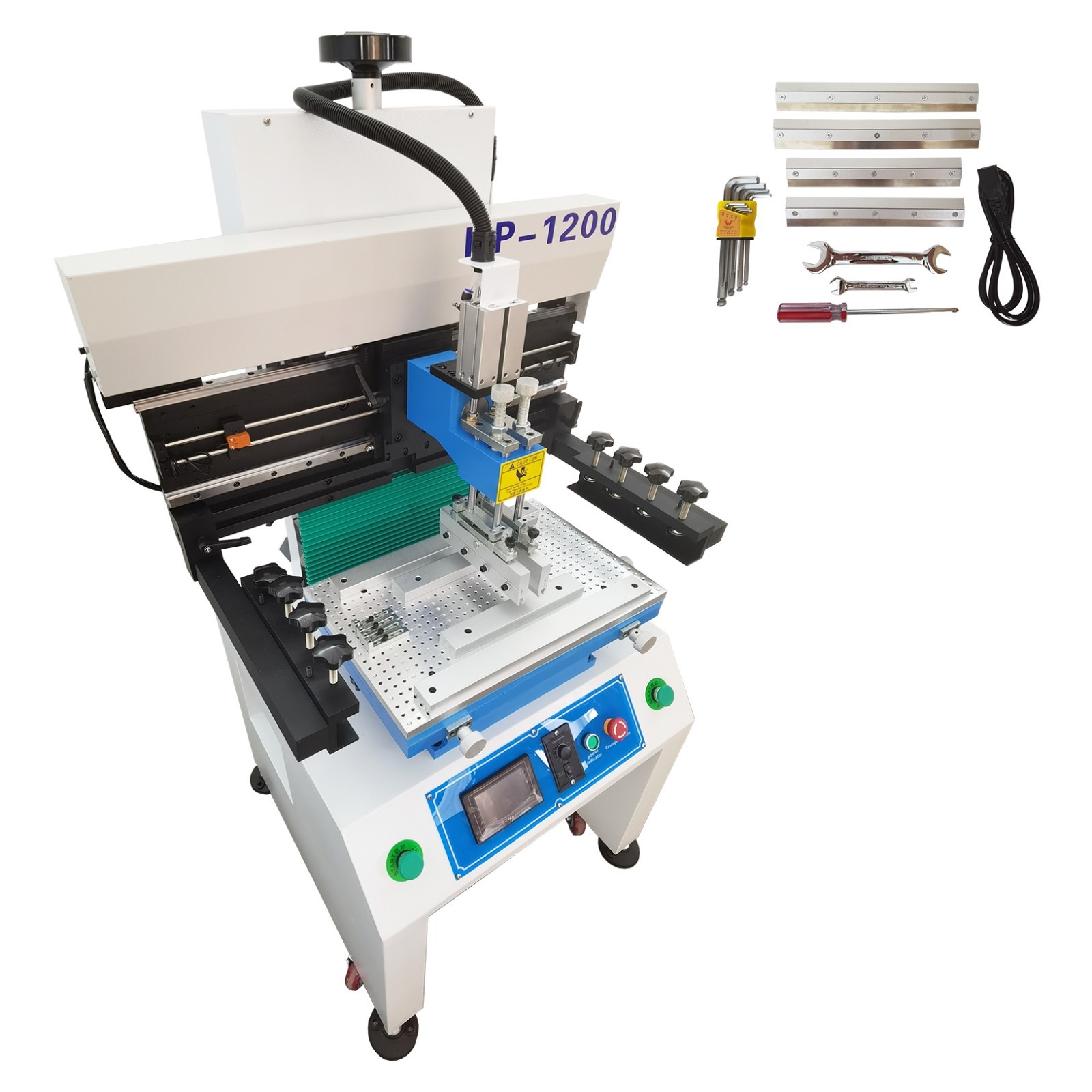 110V Solder Paste Printing Machine PCB Outer Or Pin Positioning
