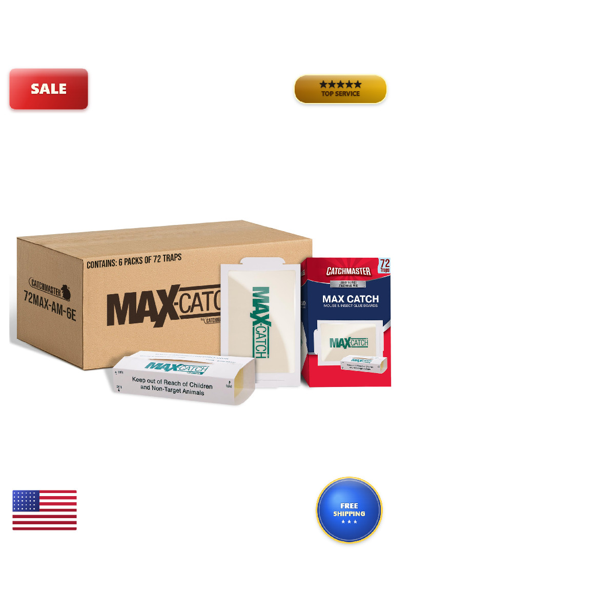 Catchmaster Max Catch Glue Traps  Classic Glue Boards 432pcs
