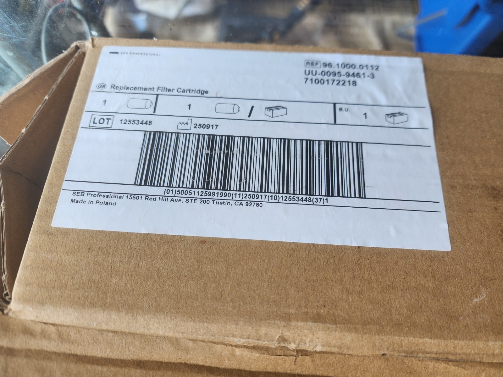 Schaerer Pro Exchange Cartrdge Espresso 9610000112 - Genuine OEM Replacement