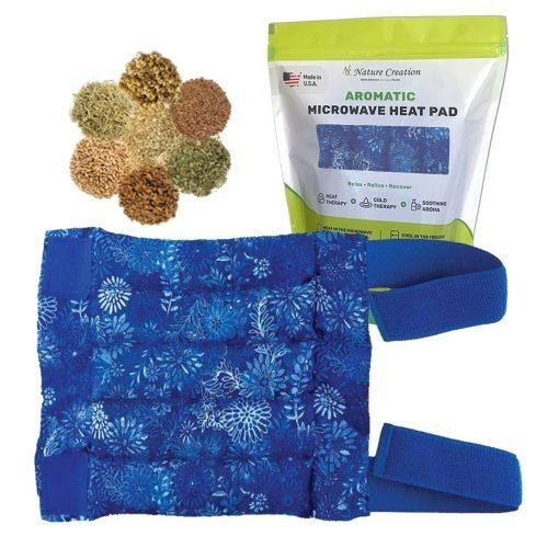 Nature Creation® Microwavable Herbal Heating Pad for Knee & Elbow