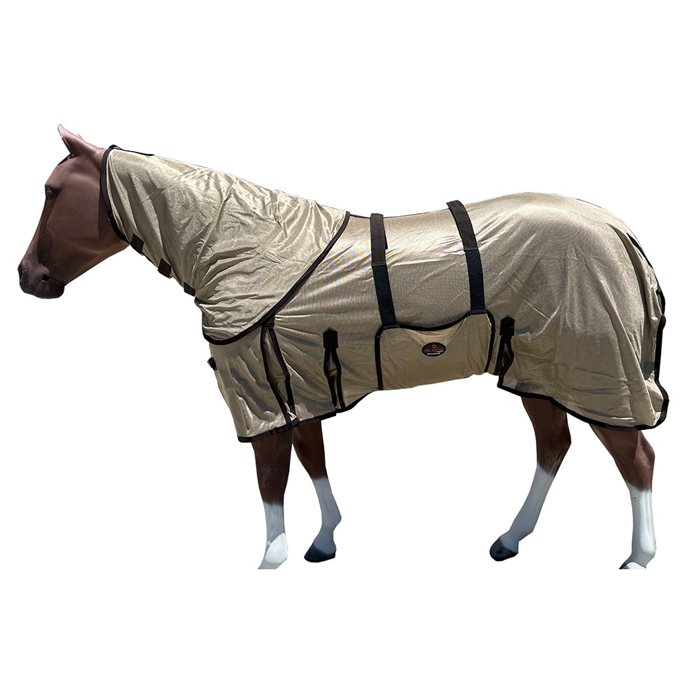 HILASON Horse Fly Sheet UV Protect Breathable Mesh Bug Mosquito Spring | Summer