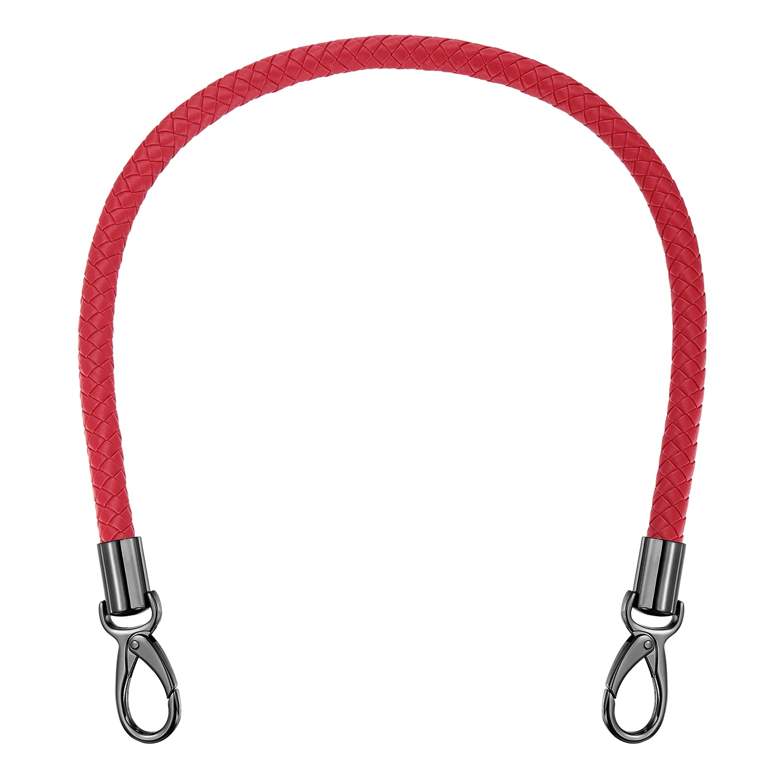 Braided Purse Strap, 25.6 Inch for Handbag Tote Making  (Bright Red)