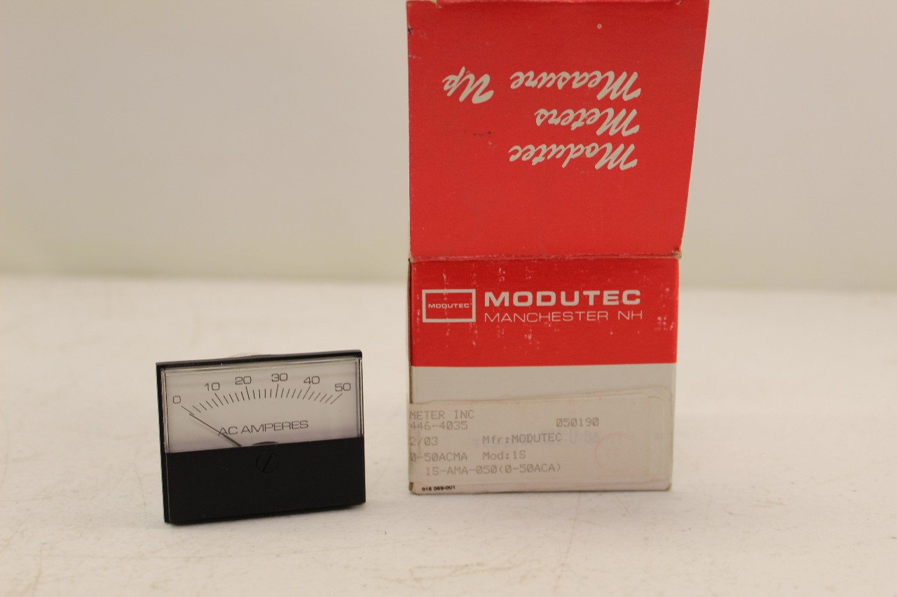 Modutec 1S-AMA-050 (0-5ACA) Ram Meter New in Box