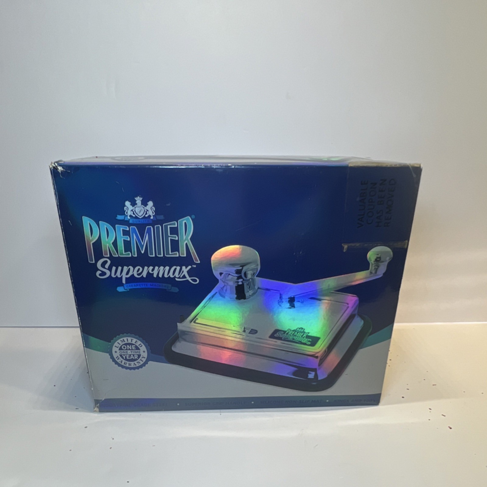 Premier Supermax Cigarette Tobacco Rolling Machine Maker w/ Box