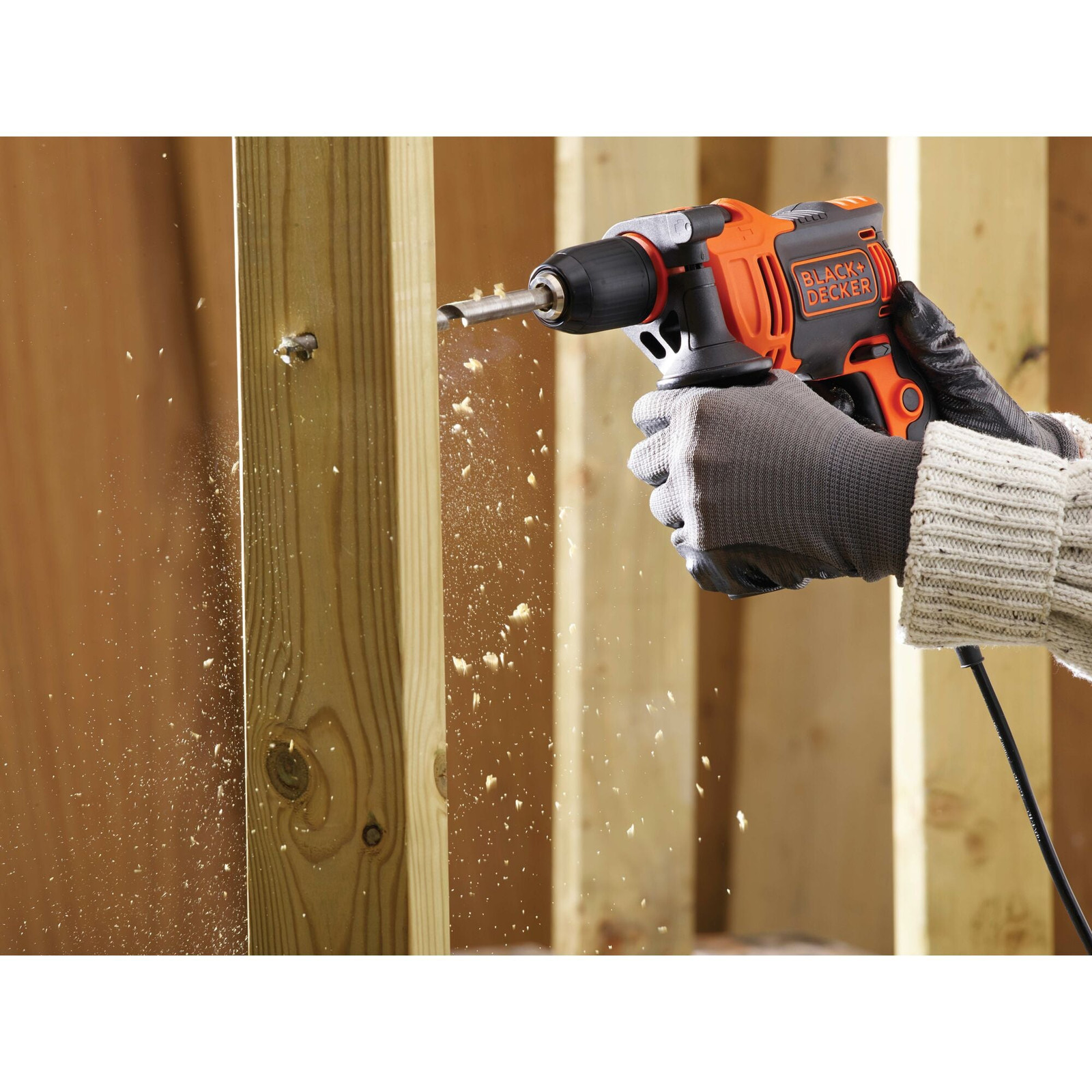 BLACK+DECKER 6.5 Amp 1/2 in. Hammer Drill - BEHD201