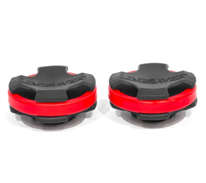 Limbsaver Crossbow Broadband Solid Limb Vibration Dampeners Red Bands 2-Pk 4166