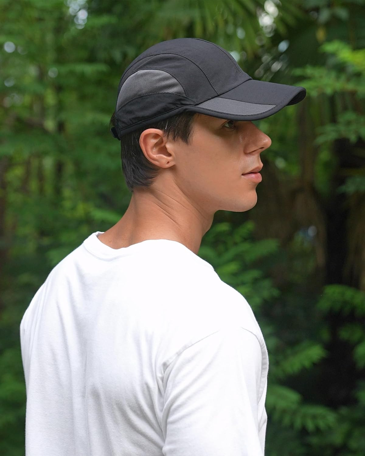 Quick Dry Running Hat Breathable Mesh Lightweight Sun Protection Cap