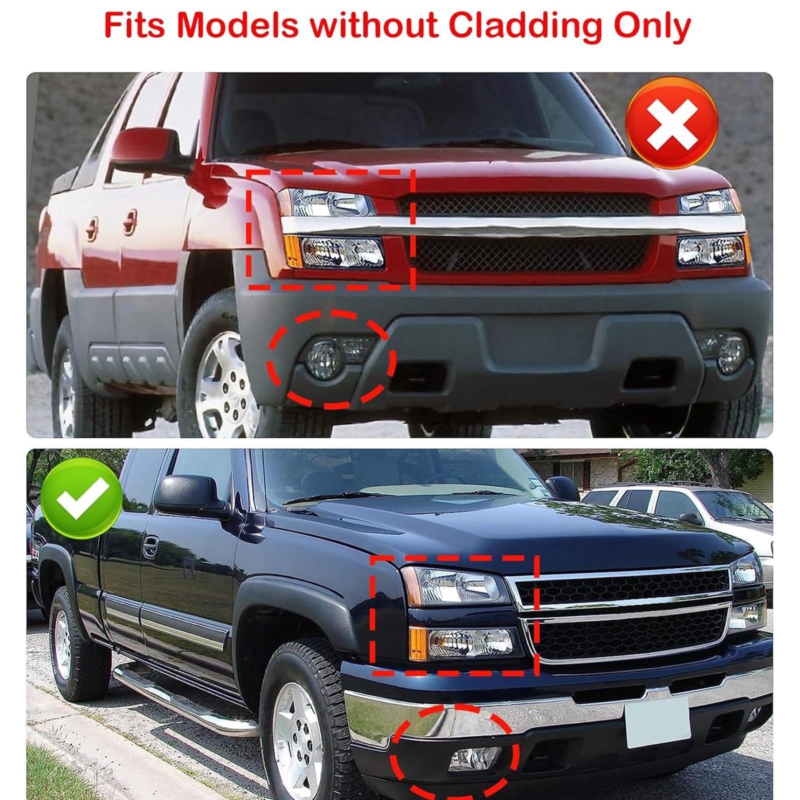 Headlights Assembly w/Bulbs compatible with 2003 2004 2005 2006 Chevy Silvera...