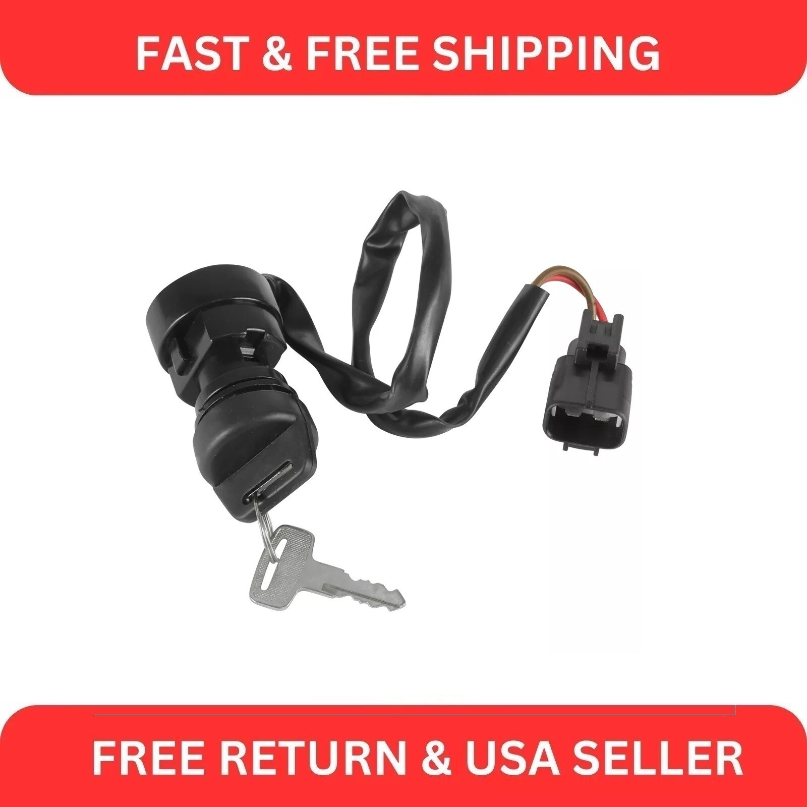Ignition Switch Key for Yamaha Grizzly 700 YFM700 2007 2008 Main Switch Assy