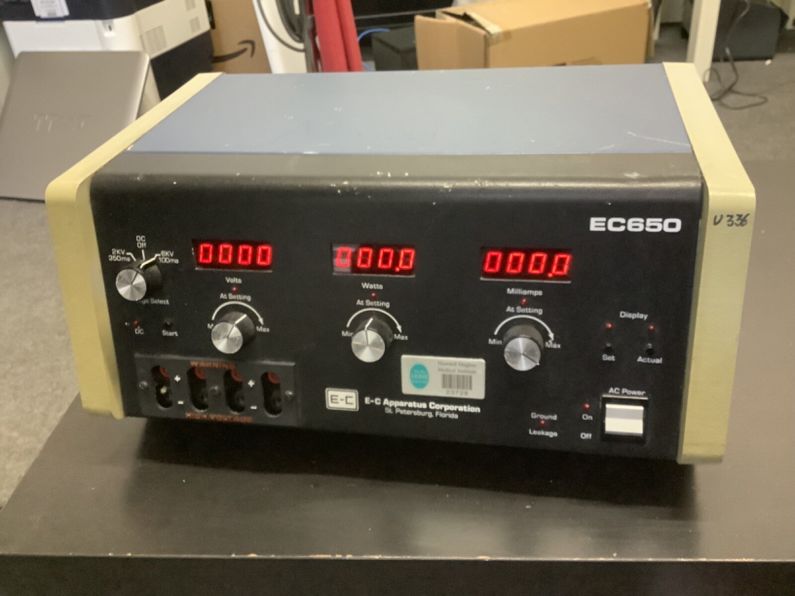 EC Apparatus E650 Electrophesis Power Supply
