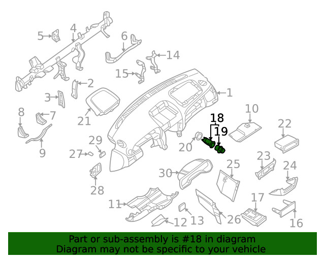 Genuine Nissan Lighter Assembly 25331-9B905
