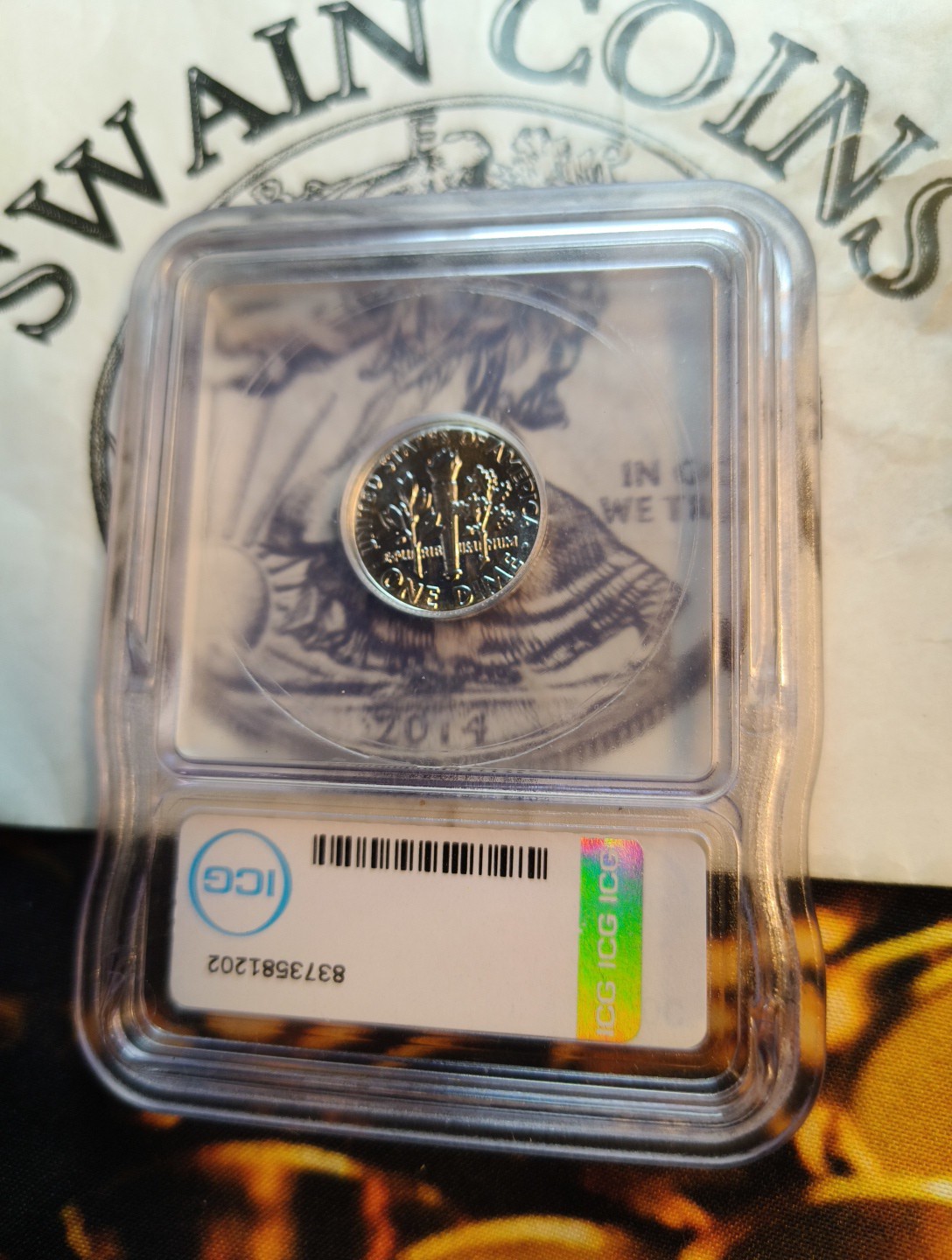 1961 10 Cents, Silver - NGC PF69 - Roosevelt Dime E5-133